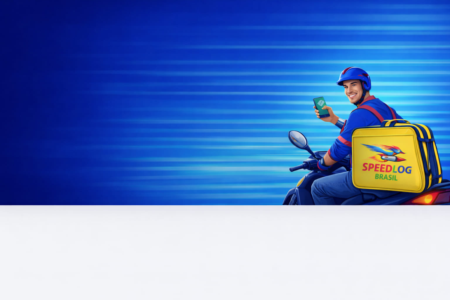 Cadastro de Moto Entregador Speedlog Brasil