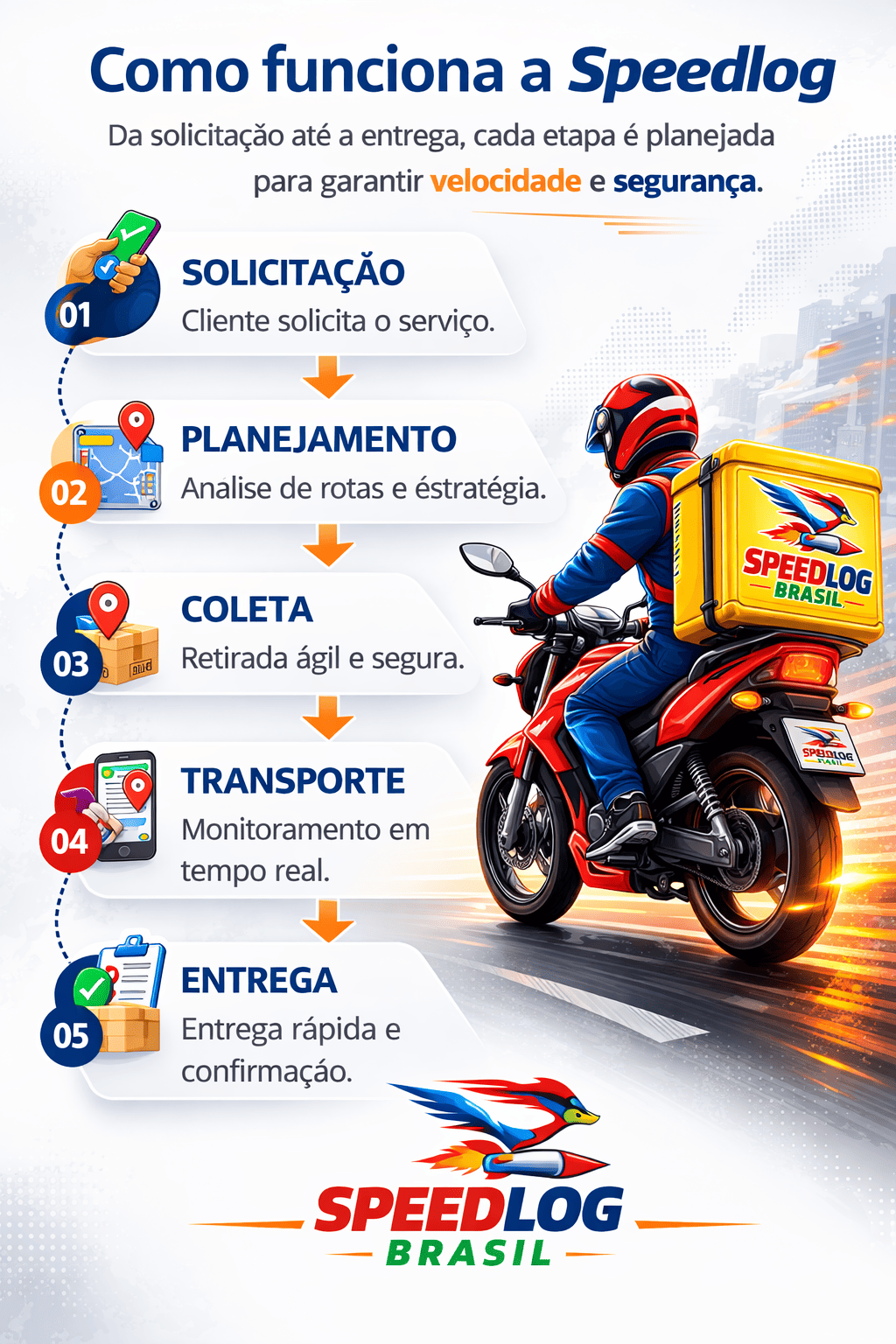 Fluxo de entregas Speedlog